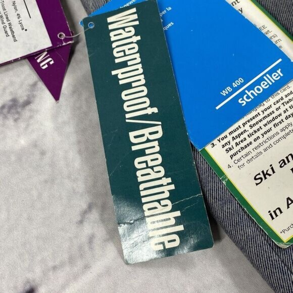 Vintage OBERMEYER Women's Monroe II Stretch In The Boot Ski Pants Size 8‎ L 1993 - Picture 16 of 16